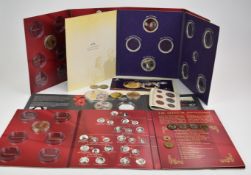 A collection of modern commemorative crowns, London Mint etc including Queen Elizabeth II Platinum