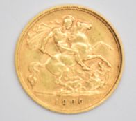 1906 Edward VII gold half sovereign