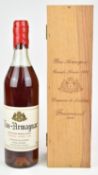 Bas Armagnac Domaine de Laubesse Grande Année 1976, 70cl, 40% , in wooden presentation box