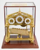 Congreve novelty rolling ball clock with fusee movement, by Devon Clocks, height 35, width 30cm,
