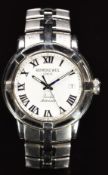 Raymond Weil Parsifal gentleman’s wristwatch ref. 2841 with date aperture, luminous hands, silver