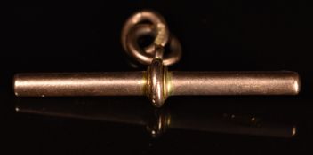A 9ct gold T bar, 5.7g