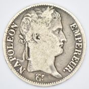 1812 Napoleon Empereur silver 5 francs