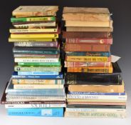 Large collection of reference books relating to clocks, watches, repairing etc, including many