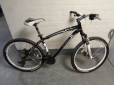 A Specialized Hard Rock front suspension mountain bike