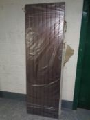 A wall mounted panel radiator,