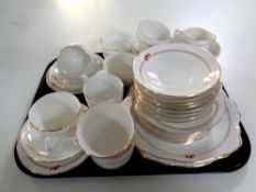 A bone china tea service