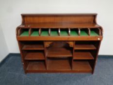 A restaurant maître d' station