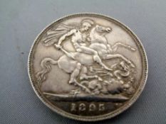 An 1895 silver crown