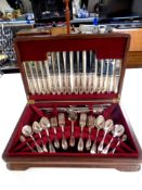 A canteen of cutlery by A E Poston of Sheffield