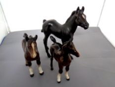 Three Beswick figures,