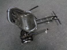 A Blue Fin hoverboard cart with charger