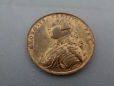 A George III 1761 commemorative Charlotte Marriage medal