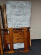 A pine 3ft bunk bed with two 3ft mattresses