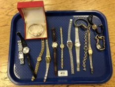 A group of lady's wristwatches including Bulova, Sekonda,