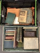 Two boxes of antiquarian volumes including Shakespeare's Works by Thomas Bowdler,
