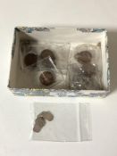 A collection of 'Circle of Raphael' tokens together with a pair of silver cufflinks,