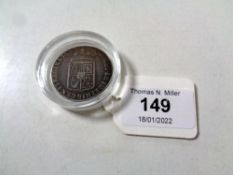 A 1689 William and Mary silver half crown
