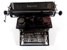 An Imperial typewriter