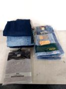 A box containing new V neck t-shirts,