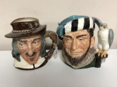 Two Royal Doulton character jugs,
