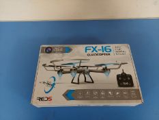 A remote control FX-16 quadcopter in box