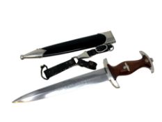 A German Third Reich scarce early pre 1935 SA (Sturmabteilung) dagger by the maker Ferd.