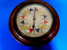 An RAF style sector wall clock