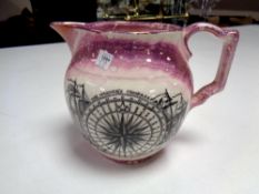 A 19th century lustre jug,