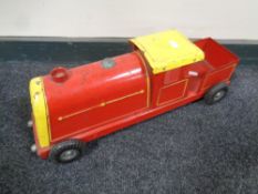 A 20th century tin plate train