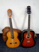 A Valencia acoustic guitar model no.