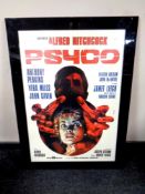 A reproduction Italian film poster,