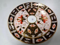 A Royal Crown Derby Imari patterned shallow dish,