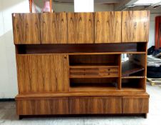 A mid century rosewood sideboard