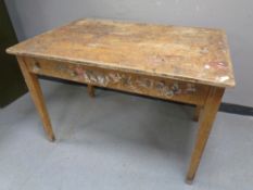 A 20th century school table,