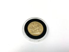 A Victorian Gold Sovereign 1886.