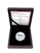 A HRH Princess Charlotte Silver Commemorative Coin, boxed with certificate of authenticity.
