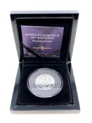 A Bradford Exchange Queen Elizabeth II 90th Birthday Piedfort Crown,