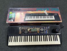 A Yamaha Portatone PSR.