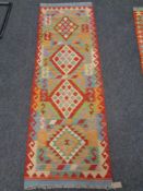 A Chobi Kilim runner 191 cm x 64 cm