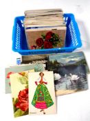 A collection of early 20th century postcards