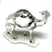 A Swarovski crystal camel