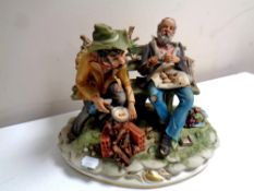 A Capodimonte figure,