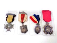 Four Indian Army temperance medals