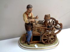 A Capodimonte figure,