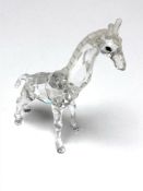 A Swarovski crystal giraffe