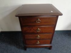 A Stag Minstrel four drawer bedside chest