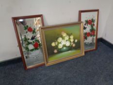 An oil on canvas, still life,