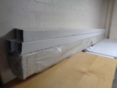 Six lengths of Mita heavy duty trunking,