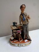 A Capodimonte figure,